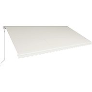 Automatic retractable awning 600 x 300 cm cream - Awning