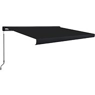 Cassette awning for manual operation 350 x 250 cm anthracite - Awning