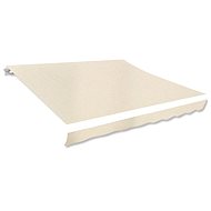 SHUMEE Plachta na markýzu, krémová 3 x 2,5 m - Markýza