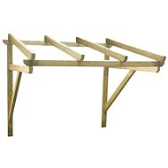 Entrance roof 200 x 150 x 160 cm solid pine - Door Canopy