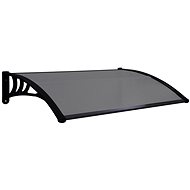 Entrance roof black 150 x 80 cm polycarbonate - Door Canopy