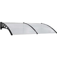 Entrance roof black 200 x 100 cm polycarbonate - Door Canopy