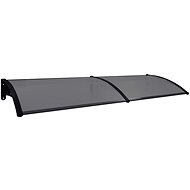Entrance roof black 240 x 80 cm polycarbonate - Door Canopy