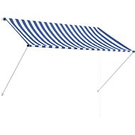 SHUMEE Markýza, modro-bílá 200 x 150 cm - Markýza