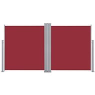 Zatahovací boční markýza / zástěna červená 160 x 600 cm - Markýza