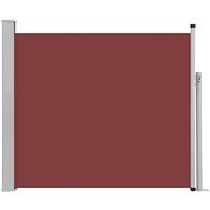 Zaťahovacia bočná markíza/zástena na terasu 100 × 300 cm hnedá - Markíza