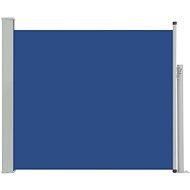 Zatahovací boční markýza / zástěna na terasu 100 x 300 cm modrá - Markýza
