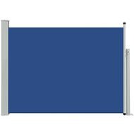 Zatahovací boční markýza/zástěna na terasu 120 x 500 cm modrá - Markýza