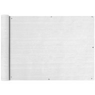 Balcony screen HDPE 75x400 cm white - Screen