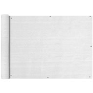 Balcony screen HDPE 75x600 cm white - Screen