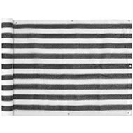 Balcony screen HDPE 90x400 cm anthracite-white - Screen