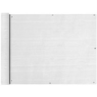 Balcony screen HDPE 90x400 cm white - Screen