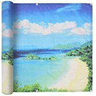 Balcony screen oxford fabric 75 x 400 cm lake print - Screen