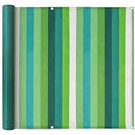 Balcony screen oxford fabric 90 x 400 cm green stripe - Screen