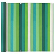 Balcony screen oxford fabric 90 x 600 cm green stripe - Screen