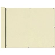 Balcony screen made of oxford fabric 90x600 cm cream - Screen