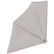 Folding screen for a balcony cream 140 x 140 cm - Screen
