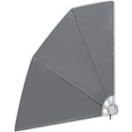 Folding screen for a balcony gray 210 x 210 cm - Screen