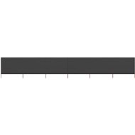 6-piece screen against the wind fabric 800 x 120 cm anthracite - Screen