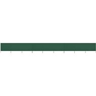 9-piece screen against the wind textile 1200 x 80 cm green - Screen