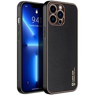 DUX DUCIS Yolo kožený kryt na iPhone 13 Pro, černý - Phone Cover