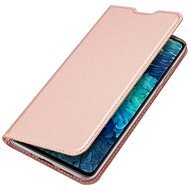 DUX DUCIS Skin Pro knížkové kožené pouzdro na Samsung Galaxy S20 FE, růžové - Phone Case
