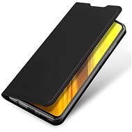 DUX DUCIS Skin Pro knížkové kožené pouzdro na Xiaomi Poco X3 NFC / X3 Pro, černé - Phone Case