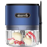 Deerma JS100 electric food chopper 150ml, blue - Countertop Blender