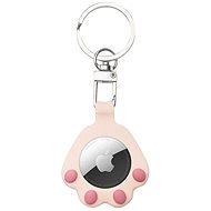 MG Cat Paw kryt na Apple AirTag, růžový - AirTag Key Ring