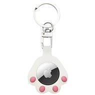 MG Cat Paw kryt na Apple AirTag, bílý - AirTag Key Ring