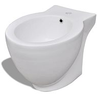 Freestanding round bidet, white, high quality ceramic - Bidet