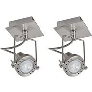 Spotlight 2 pcs Silver GU10 - Spot Lighting