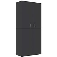 Shoe rack grey 80×39×178 cm chipboard 802860 - Shoe Rack