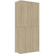 Shoe rack sonoma oak 80×39×178 cm chipboard 802861 - Shoe Rack