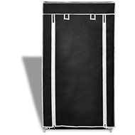 Closable fabric shoe rack 58×28×106 cm black - Shoe Rack
