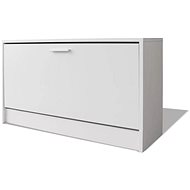 Shoe bench white 80x24x45 cm - Shoe Rack