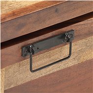Shoe rack 120×35×40 cm solid wood with sheesham finish - Shoe Rack