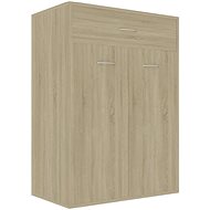 Shoe cabinet sonoma oak 60×35×84 cm chipboard - Shoe Rack