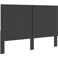 Headboard dark grey textile 180×200 cm - Bed