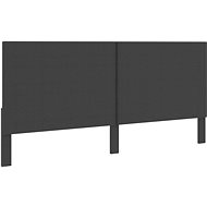 Headboard dark grey textile 200×200 cm - Bed