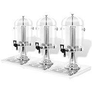 Triple juice dispenser, stainless steel 3×8 l - Zásobník na nápoje