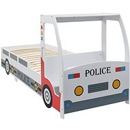 Children's Police Car Bed with Table 90×200cm 244012 - Bed