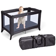 Home&Styling Folding cot with mattress dark grey 424350 - Travel Bed