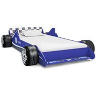 Children's bed in the shape of a racing car 90×200 cm blue - Bed