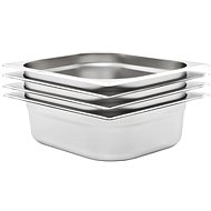 Gastro Containers 4 pcs GN 1/2 100mm Stainless-steel - Gastro Container