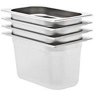 Gastro Containers 4 pcs GN 1/4 150mm Stainless-steel - Gastro Container