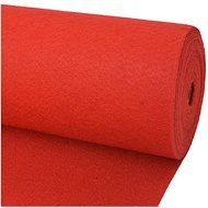 Výstavářský koberec hladký 1,2×12 m červený - Koberec