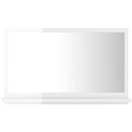 Bathroom mirror white high gloss 60x10,5x37 cm chipboard 804568 - Mirror