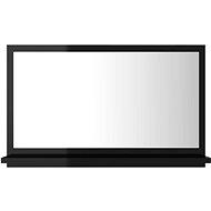 Bathroom mirror black high gloss 60x10,5x37 cm chipboard 804569 - Mirror