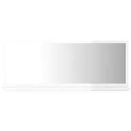 Bathroom mirror white high gloss 90x10,5x37 cm chipboard 804586 - Mirror
